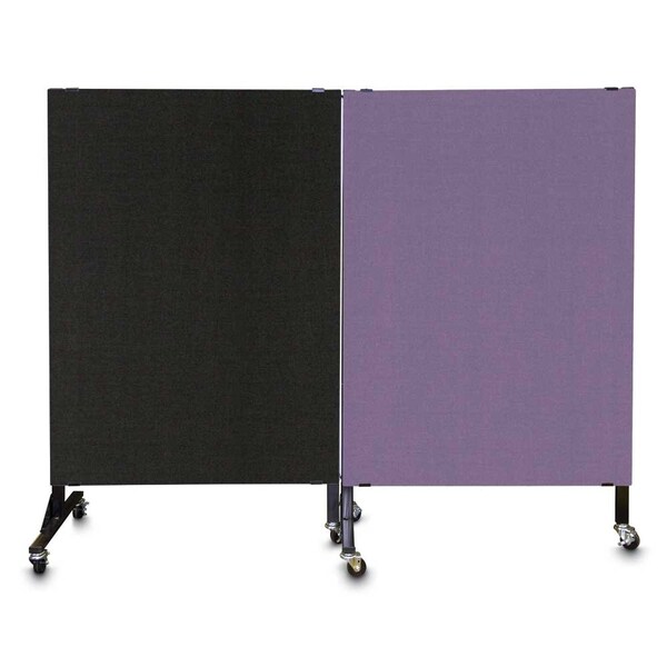 Enclosed Corkboard, 1 Door, 72"x48", 4" Fra